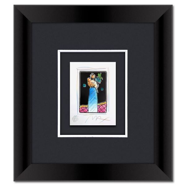 Woman with Flowers by Peter Max