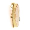 Image 4 : Large Vintage 14k TT Gold Carved Shell Cameo & Diamond Detailed Brooch Pendant