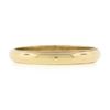 Image 4 : Classic 14k Yellow Gold 3.5mm Domed Polished w/ Milgrain Stack Wedding Band Ring