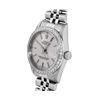Image 3 : Rolex Midsize 31MM Stainless Steel Silver Index Diamond Bezel Datejust Wristwatc
