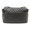Image 2 : Chanel Black Quilted Soft Lambskin Leather Single Jumbo Flap Shoulder Bag