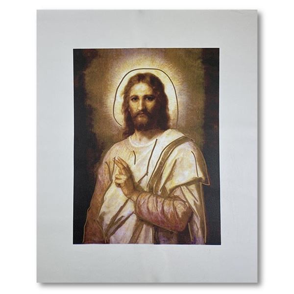 Jesus Peace (State 2) by Steve Kaufman (1960-2010)