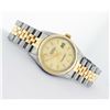Image 5 : Rolex Mens 2T 14K Yellow Gold And Stainless Steel Champagne Index Datejust