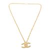 Image 2 : Chanel Gold Plated CC Turn-Lock Chain Nacklace