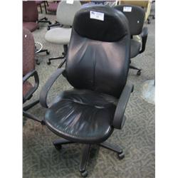 Black Leather Office Chair