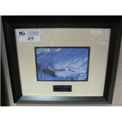 Framed Print, The Loops In Rogers Pass