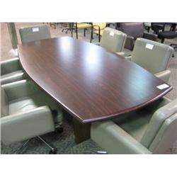 Mahogany 8' Boardroom Table