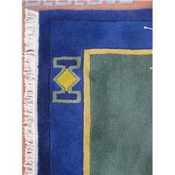 6'9" X 4'6" Nepal Wool Area Rug, Retail $1090.00