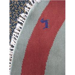 7'9" X 7'9" Nepal Wool Area Rug, Retail $2160.00