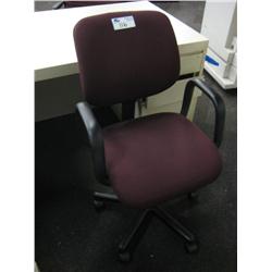 Burgandy Multi Lever Task Chair