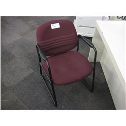 Burgandy Client Chair