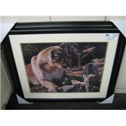 Framed Print, Mother And Cubs