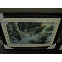Framed Print, Wolf