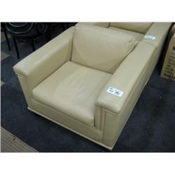 Scali Durante Tan Leather Sofa Chair