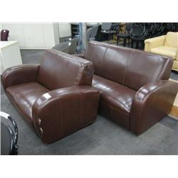 Leather Sofa And Love Seat