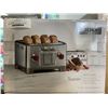 Image 2 : WOLF GOURMET 4 SLICE TOASTER - TESTED WORKING, RETAIL $649