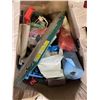 Image 2 : LARGE BOX OF PAINTING SUPPLIES