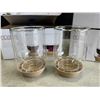 Image 2 : SET OF 6 NEW EPARE WINE GLASS SET, DUAL WALL INSULATED GLASS RETAIL $51 EACH, 3 SETS OF 2, TOTAL $15