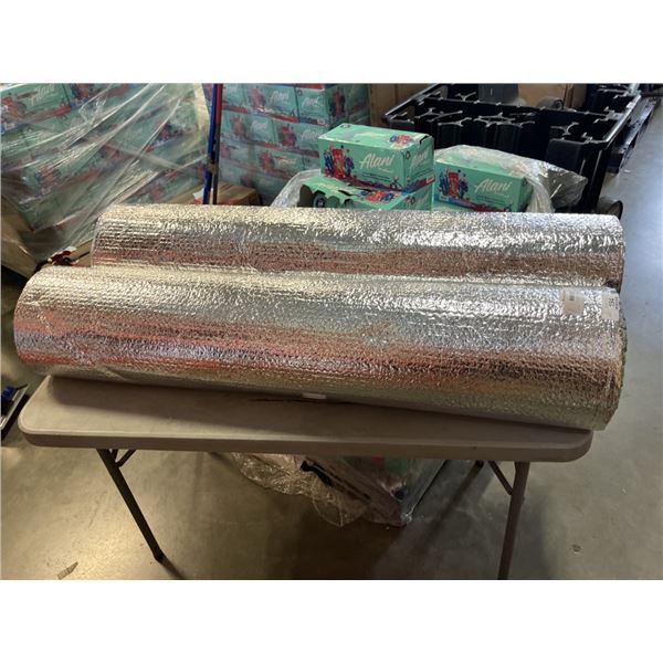 2 ROLLS OF INSULATION, 47" WIDE BY APPROX. 40' TOTAL