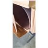Image 2 : ROYHOM FROSTED TABLE COVER PROTECTOR 2MM THICK 78 X 36" AND 4' X 4' CHAIR/FLOOR PROTECTOR
