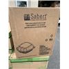 Image 1 : CASE OF 171 HINGED DELI CONTAINERS