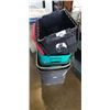 Image 1 : LOT OF STORAGE TOTES