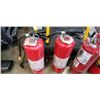 Image 2 : 4 CHARGED FIRE EXTINGUISHERS
