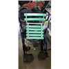 Image 1 : LUMEX FOLDING WALKER AND FOLDING CHAIR