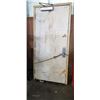 Image 1 : 36" X 81" METAL FIRE DOOR FRAMED