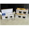 Image 1 : SET OF 6 NEW EPARE RETRO LATTE GLASS SET, DUAL WALL INSULATED GLASS RETAIL $46 EACH, 3 SETS OF 2, TO