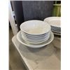 Image 2 : WHOLE HOME WHITE PORCELAIN DINNER SET