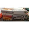 Image 1 : AS NEW BLACK& DECKER FOUR SLICE TOASTER OVEN TESTED AND WORKING