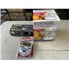 Image 1 : BOSTICH ELECTRIC STAPLER, BLACK AND DECKER 32OZ. JUICER AND MEGA SCREEN SOLITAIRE