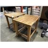 Image 2 : 2 PINE END TABLES