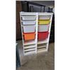 Image 1 : 2 IKEA UPRIGHT ORAGNIZERS WITH BINS AND SHELVES