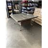 Image 2 : NEW RATANA 60 X 60 OUTDOOR PATIO TABLE WITH TEMPERED GLASS TOP, RETAIOL $999 USD 2 BOX LOT