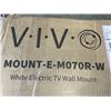 Image 2 : VIVO WHITE ELECTRIC TV WALL MOUNT