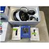 Image 2 : PLAYSTATION VR HEADSET, 2 PULSE HEADPHONES AND 3 CHARGING STATIONS, STORE RETURNS/DEFECTIVES