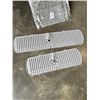 Image 2 : 15 NEW 2PACKS OF SILICONE KITCHEN SINK DRAIN MATTS, KNOTCHED FOR FAUCET, EACH PACK HAS LARGE AND SMA