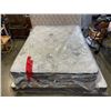 Image 1 : AS NEW BEAUTYREST PLATINUM ALLENBY II QUEENSIZE MATTRESS AND LOW PROFILE BOXSPRING