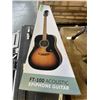 Image 1 : EPIPHONE FT-100 ACOUSTIC GUITAR, VINTAGE SUNBURST - RETAIL $249