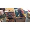 Image 1 : BASKET OF DECOR AND PINE POTATOE BIN