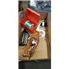 Image 1 : BOX OF VARIOUS FISHINGS ITEMS AND POCKET KNIFE