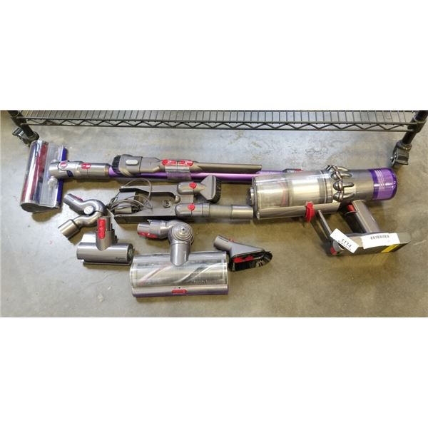 DYSON V11 ABSOLUTE PRO CORDLESS STICK VACUUM WITH CHARGER AND ACCESSORIES - TESTED WORKING