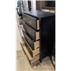 Image 2 : MODERN BLACK HIGHBOY DRESSER