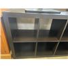 Image 2 : BLACK 8 CUBICLE STORAGE UNIT