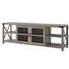 Image 1 : WALKER EDISON 70" RUSTIC GREY MODERN TV STAND, RETAIL $550