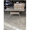 Image 1 : NEW RATANA 60 X 60 OUTDOOR PATIO TABLE WITH TEMPERED GLASS TOP, RETAIOL $999 USD 2 BOX LOT