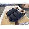 Image 2 : 2 PAIRS MENS SLIPPERS WITH FUZZY PLUSH LINING INDDOR OUTDOOR BLACK SIZE 8