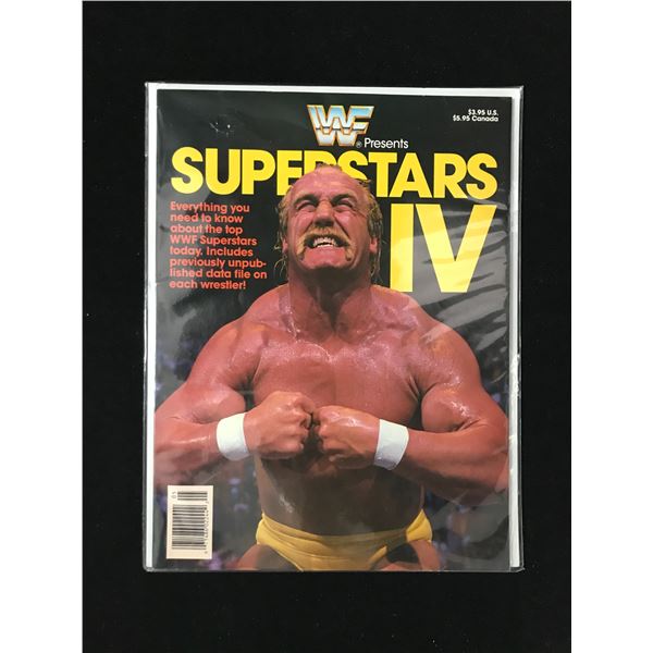 VINTAGE WWF SUPERSTARS MAGAZINE HULK HOGAN